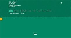 Desktop Screenshot of lilchefschool.com